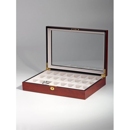 Rothenschild Watch Box RS-1087-24C for 24 Watches Cherry