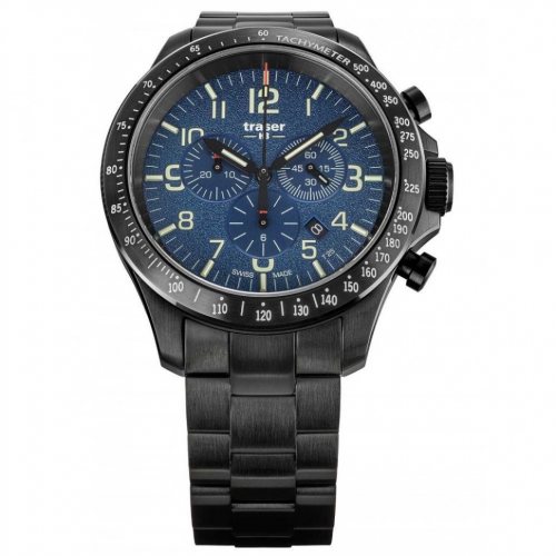 Traser H3 109462 P67 Officer chrono blue steel 46mm 10ATM