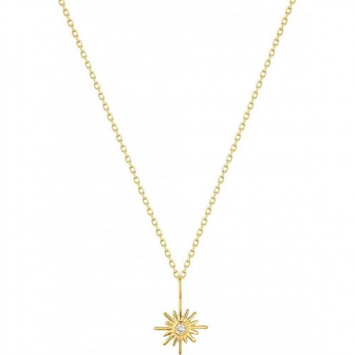 ANIA HAIE NAU001-08YG Sunburst Ladies Necklace Gold 14K, adjustable