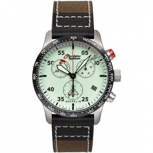 Zeppelin 7298-5 Eurofighter Typhoon quartz Mens Watch 43mm 10ATM