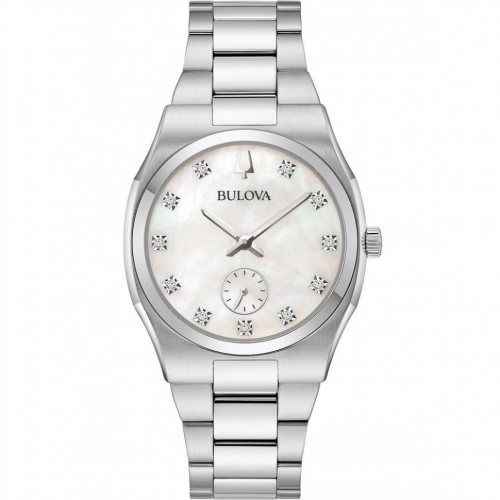 Bulova 96P242 Surveyor Ladies Watch 34mm 3ATM