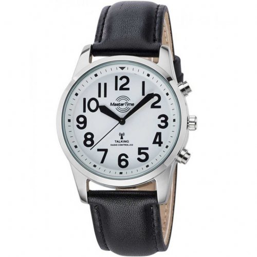 Master Time MTGA-10690-60L Talking Mens Watch radio quartz 43mm