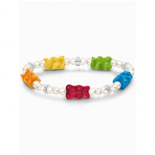 Thomas Sabo A2153-052-7-L15 Goldbears Pearl Bracelet colourful 15 cm