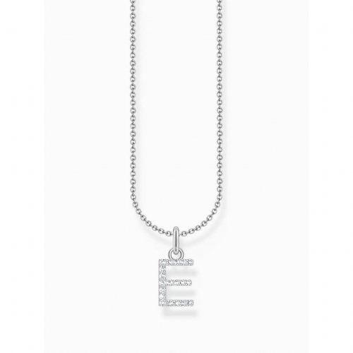 Thomas Sabo KE2244-051-14-L45V Silver necklace letter E 