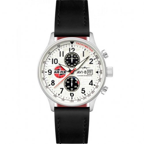 AVI-8 AV-4011-1C Mens Watch Hawker Hurricane Chronograph 42mm 5ATM