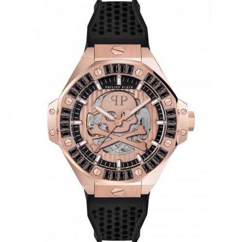 Philipp Plein PWPFA0324 Mens Watch Skeleton Royal Automatic 46mm 5ATM