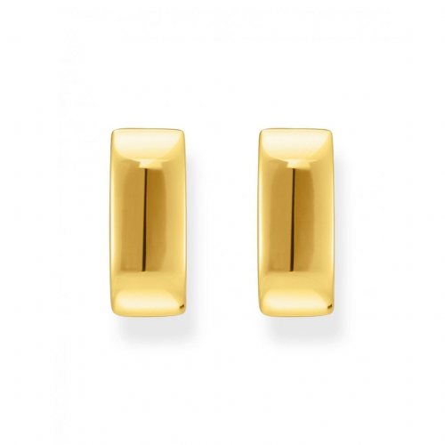 Thomas Sabo CR744-413-39 Bold - Gold-plated Square Hoop Earrings 16,5 mm Ladies