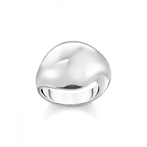 Thomas Sabo TR2470-001-21-56 Bold - Silver Ring in organic drop shape Ladies