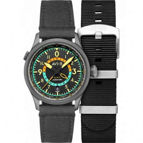 AVI-8 AV-4120-04 Wingman Worldtimer GMT